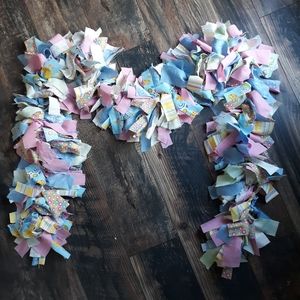 Handmade Easter mantel garland